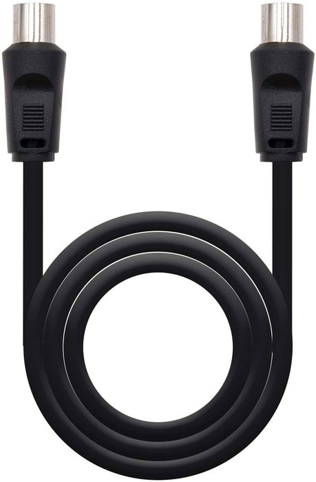 Nanocable Cable Coaxial 3C-2V de 1,8 m con Conector 9,5 mm Macho/Hembra Nanocable Cable Coaxial 3C-2V de 1,8 m con Conector 9,5 mm Macho/Hembra